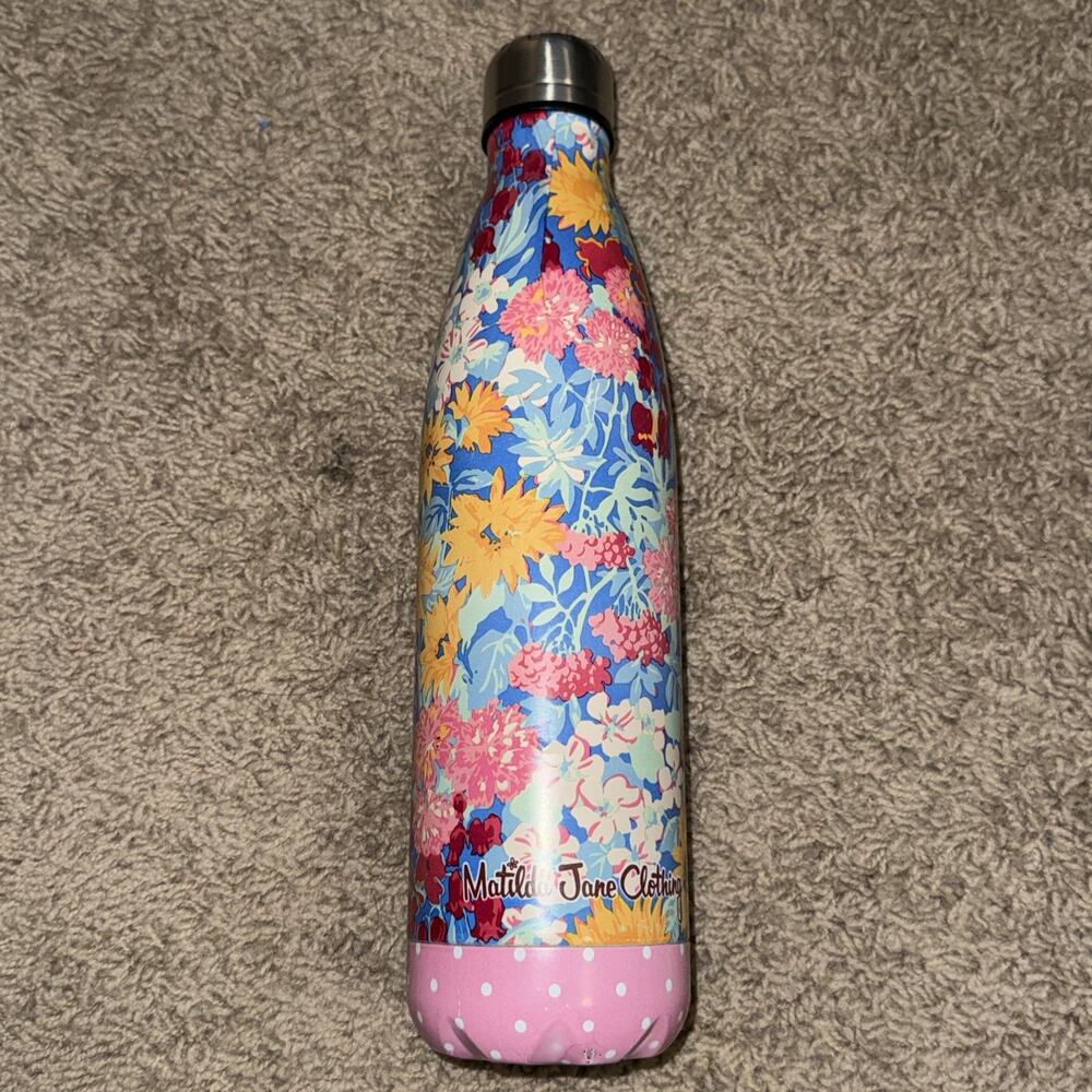 Matilda Jane 31805A Women's One Size Floral Scene Canteen Water Bottle